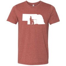 Load image into Gallery viewer, Ice Fishing Nebraska T-Shirt