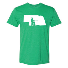 Load image into Gallery viewer, Ice Fishing Nebraska T-Shirt