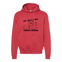 Load image into Gallery viewer, Couple, Two, Three Beers Nebraska Hoodie