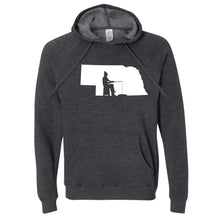Load image into Gallery viewer, Ice Fishing Nebraska Hoodie