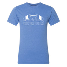 Load image into Gallery viewer, Football Skyline Nebraska T-Shirt