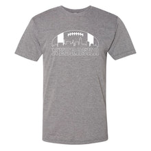Load image into Gallery viewer, Football Skyline Nebraska T-Shirt