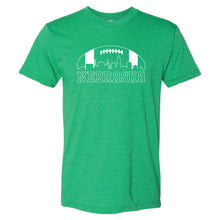 Load image into Gallery viewer, Football Skyline Nebraska T-Shirt