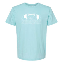 Load image into Gallery viewer, Football Skyline Nebraska T-Shirt