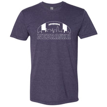 Load image into Gallery viewer, Football Skyline Nebraska T-Shirt