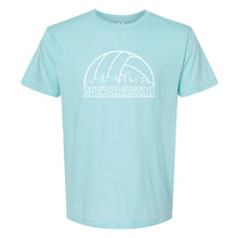 Load image into Gallery viewer, Volleyball Skyline Nebraska T-Shirt