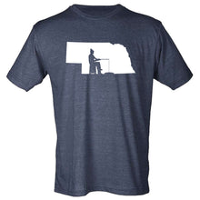 Load image into Gallery viewer, Ice Fishing Nebraska T-Shirt