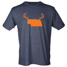 Load image into Gallery viewer, Antlers Nebraska T-Shirt
