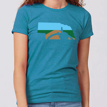 Load image into Gallery viewer, One Finger Wave Nebraska Women's T-Shirt