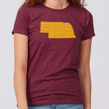 Load image into Gallery viewer, Nebraska Corn on the Cob Women's T-Shirt