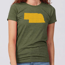 Load image into Gallery viewer, Nebraska Corn on the Cob Women's T-Shirt