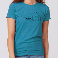 Load image into Gallery viewer, Hey. Nebraska Women's T-Shirt