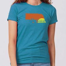 Load image into Gallery viewer, Tractor Sunset Nebraska Women's T-Shirt