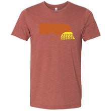 Load image into Gallery viewer, Nebraska Tractor Sunset T-Shirt
