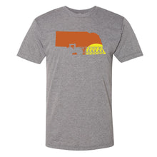 Load image into Gallery viewer, Nebraska Tractor Sunset T-Shirt
