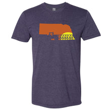 Load image into Gallery viewer, Nebraska Tractor Sunset T-Shirt
