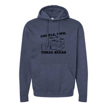 Load image into Gallery viewer, Couple, Two, Three Beers Nebraska Hoodie
