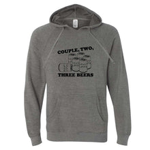 Load image into Gallery viewer, Couple, Two, Three Beers Nebraska Hoodie
