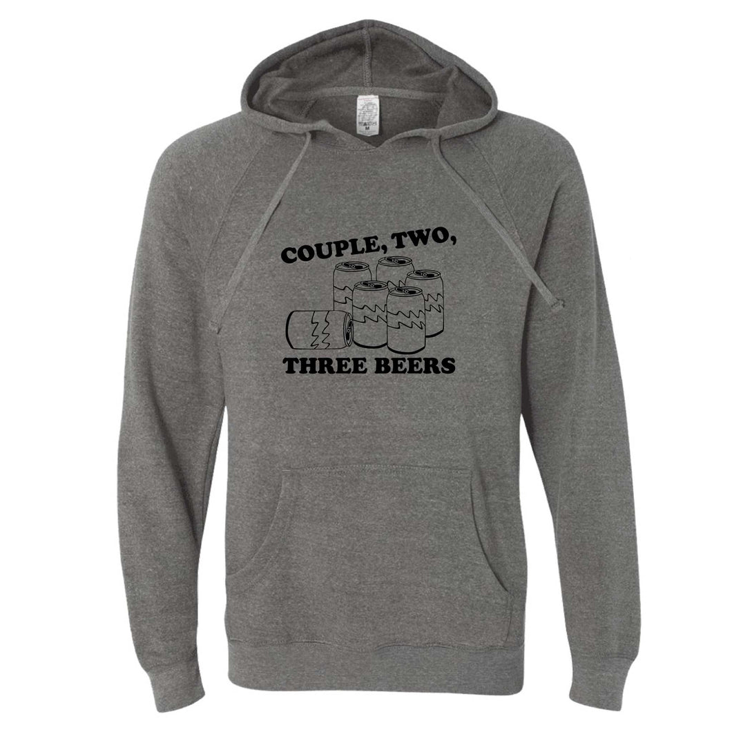 Couple, Two, Three Beers Nebraska Hoodie