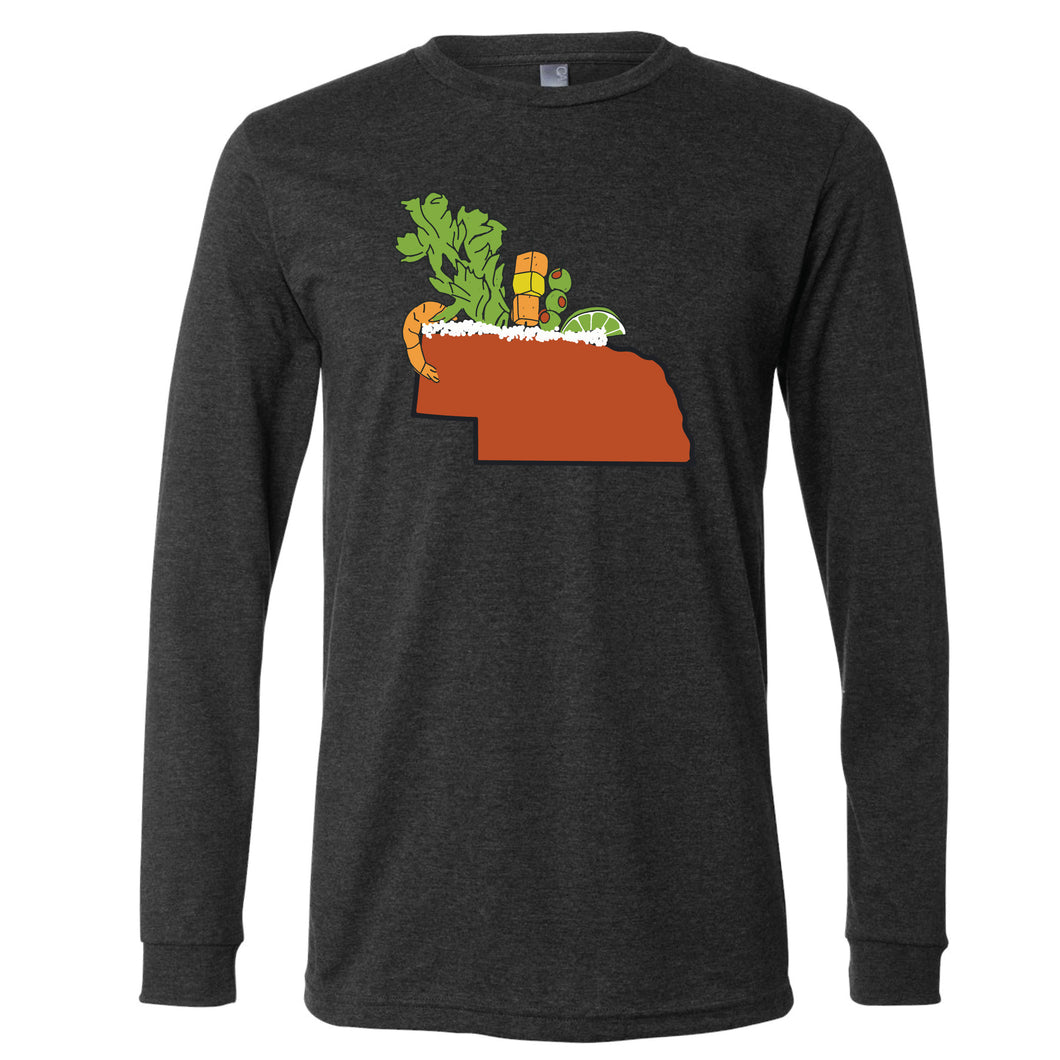 Bloody Mary Nebraska Long Sleeve T-Shirt