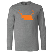 Load image into Gallery viewer, Antlers Nebraska Long Sleeve T-Shirt
