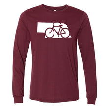 Load image into Gallery viewer, Bike Nebraska Long Sleeve T-Shirt
