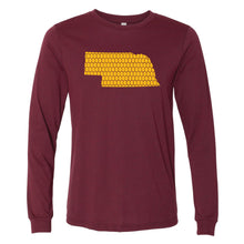 Load image into Gallery viewer, Nebraska Corn on the Cob Long Sleeve T-Shirt
