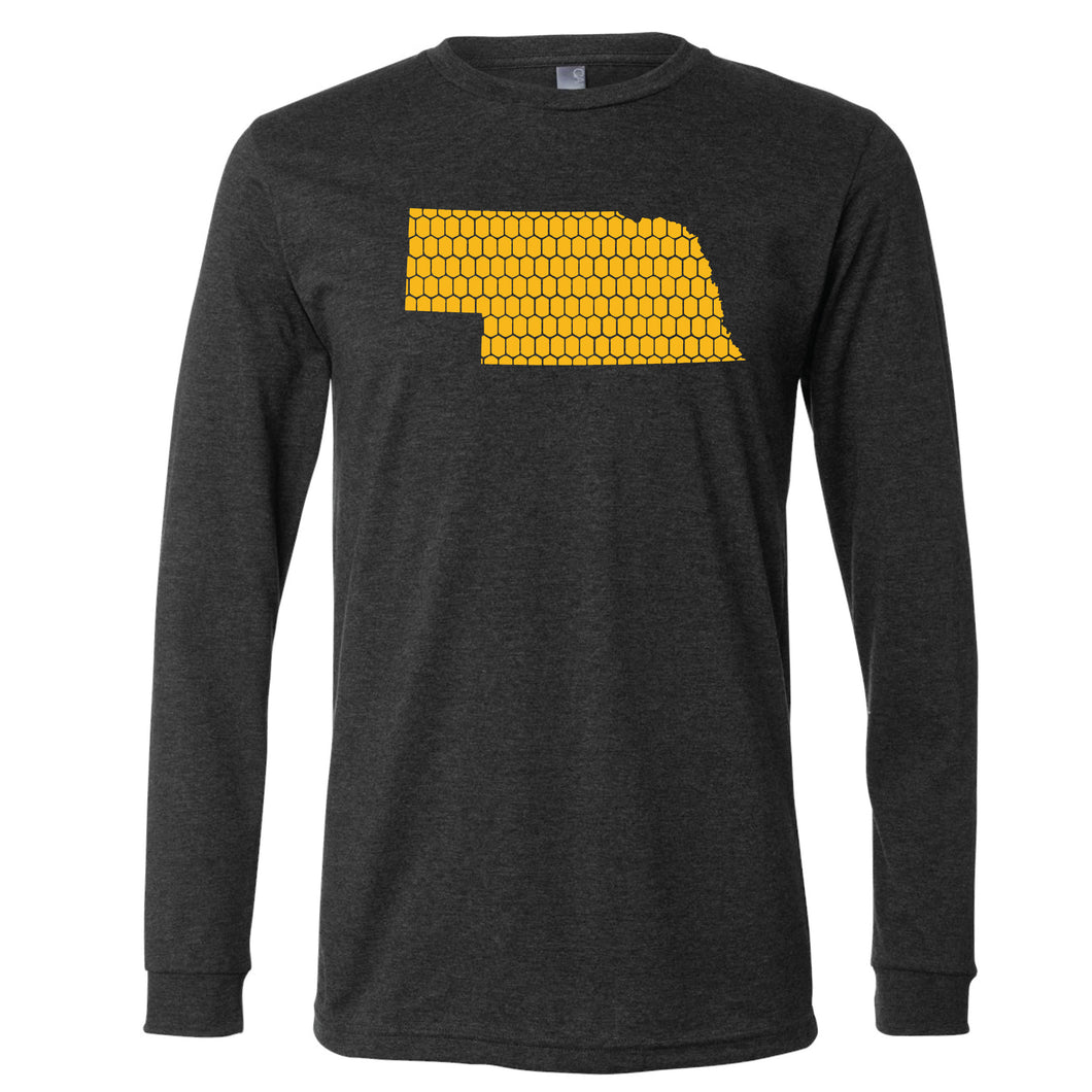 Nebraska Corn on the Cob Long Sleeve T-Shirt