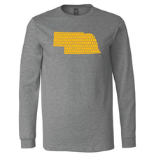 Load image into Gallery viewer, Nebraska Corn on the Cob Long Sleeve T-Shirt
