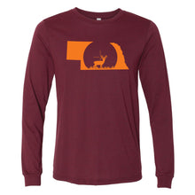 Load image into Gallery viewer, Crosshairs Nebraska Long Sleeve T-Shirt
