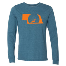 Load image into Gallery viewer, Crosshairs Nebraska Long Sleeve T-Shirt
