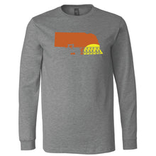 Load image into Gallery viewer, Tractor Sunset Nebraska Long Sleeve T-Shirt
