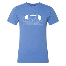 Load image into Gallery viewer, Football Skyline Nebraska T-Shirt
