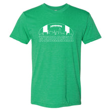 Load image into Gallery viewer, Football Skyline Nebraska T-Shirt
