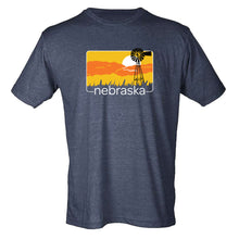 Load image into Gallery viewer, Nebraska Windmill Sunset T-Shirt
