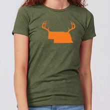 Load image into Gallery viewer, Antlers Nebraska Women&#39;s T-Shirt
