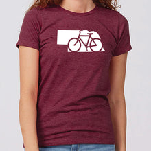 Load image into Gallery viewer, Bike Nebraska Women&#39;s T-Shirt
