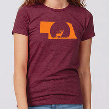 Load image into Gallery viewer, Crosshairs Nebraska Women&#39;s T-Shirt
