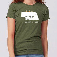 Load image into Gallery viewer, Drink Local Nebraska Women&#39;s T-Shirt
