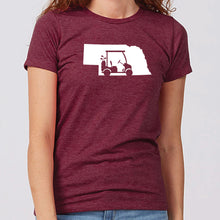 Load image into Gallery viewer, Golf Cart Nebraska Women&#39;s T-Shirt
