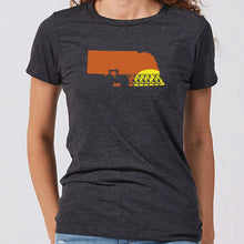 Load image into Gallery viewer, Tractor Sunset Nebraska Women&#39;s T-Shirt
