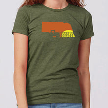 Load image into Gallery viewer, Tractor Sunset Nebraska Women&#39;s T-Shirt
