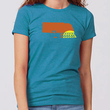 Load image into Gallery viewer, Tractor Sunset Nebraska Women&#39;s T-Shirt
